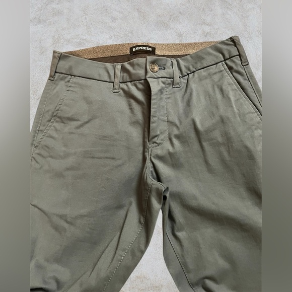 Express skinny chino pants GrayishBlue color size W29/L32. Barely worn. - Picture 3 of 13